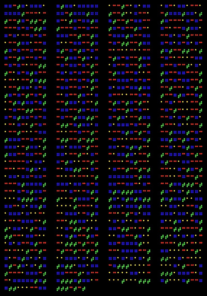 Blind Genes. 28_AF254868, 2002 (detail)